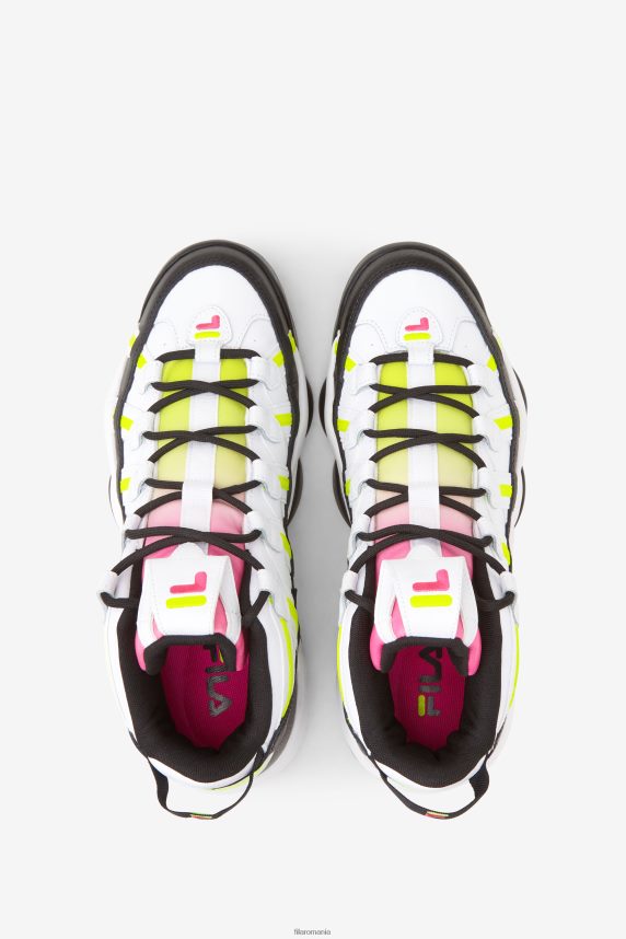 fila alb/negru/galben spaghete bărbați stackhouse LTP2R6160 alb/negru/galben FILA