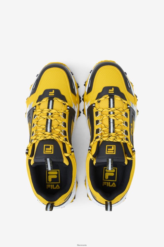 fila men's oakmont tr lemon/black/white LTP2R6145 lamaie/negru/alb FILA