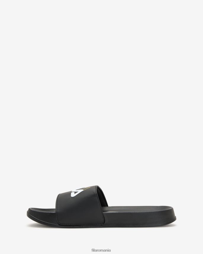 fila unisex seceda slide negru/galben fila LTP2R62693 galben închis FILA