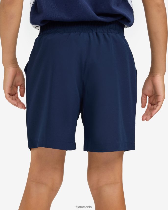 noua navy fila clay short LTP2R63165 marina noua FILA