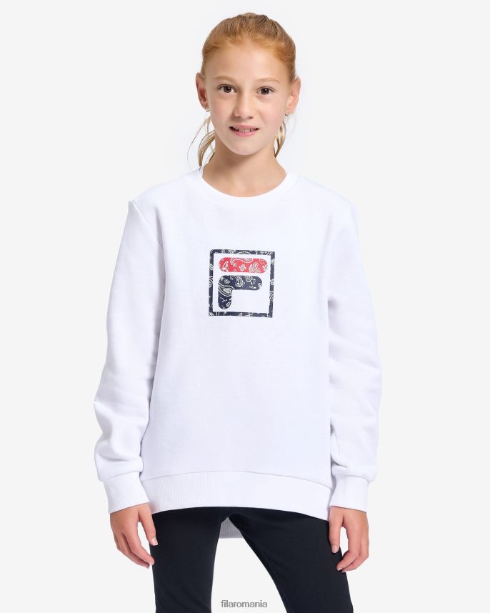 echipaj de fete fila alb natasha LTP2R63154 alb FILA