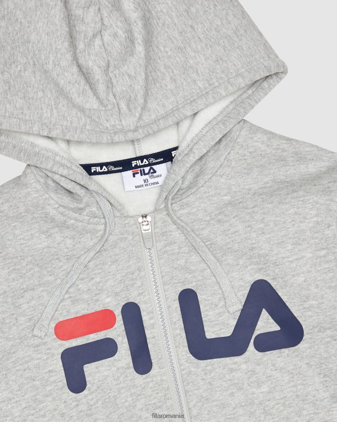 fila classic kids zip hoody silver marle LTP2R63121 argint marle FILA