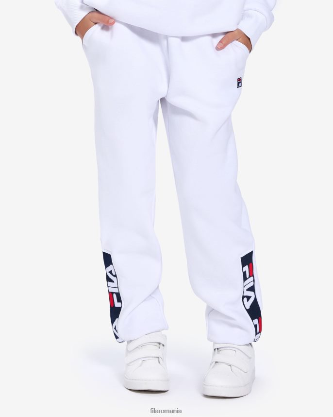 ecuson pentru copii 2.0 pantalon fila alb LTP2R63146 alb FILA