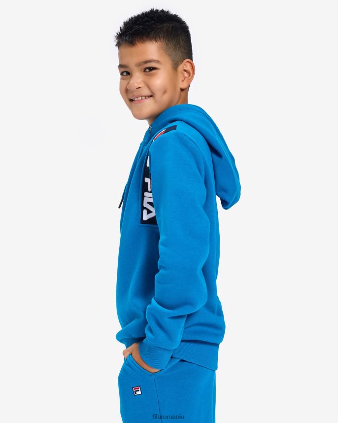 mykonos blue kid's badge 2.0 hood fila LTP2R63138 albastru mykonos FILA