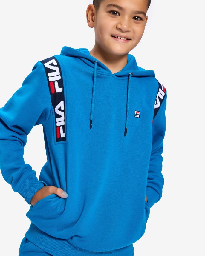 mykonos blue kid's badge 2.0 hood fila LTP2R63138 albastru mykonos FILA