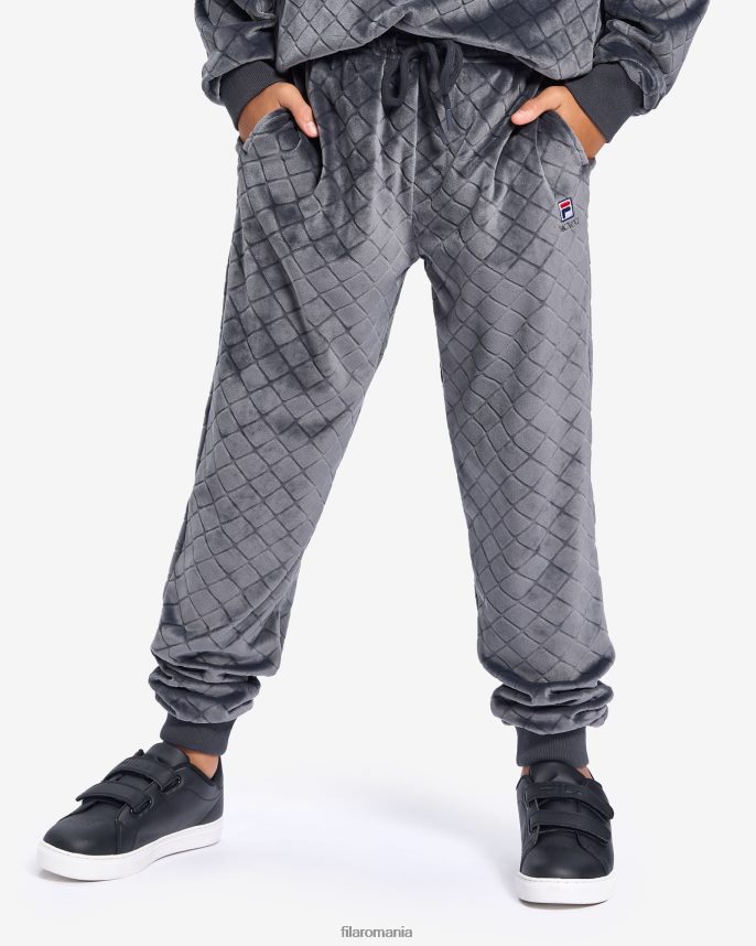 pantaloni sloane pentru copii fila black oyster LTP2R63140 stridie neagră FILA