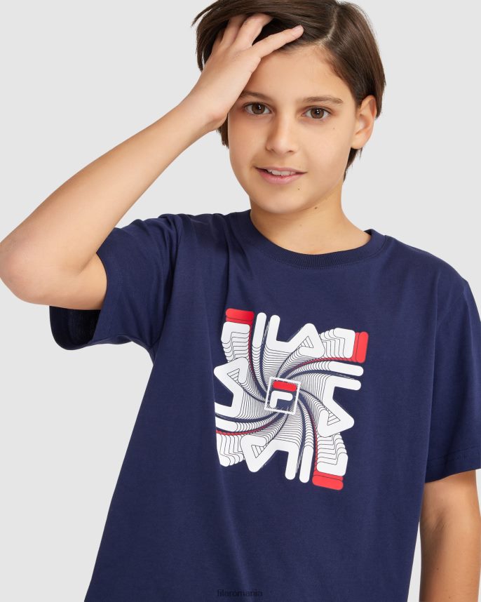 boy's ryan tee new fila bleumarin LTP2R63077 marina noua FILA