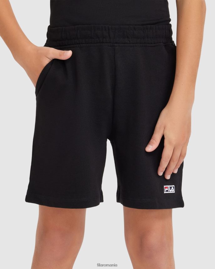 pantaloni scurți parker fila negru pentru copii LTP2R63087 negru FILA