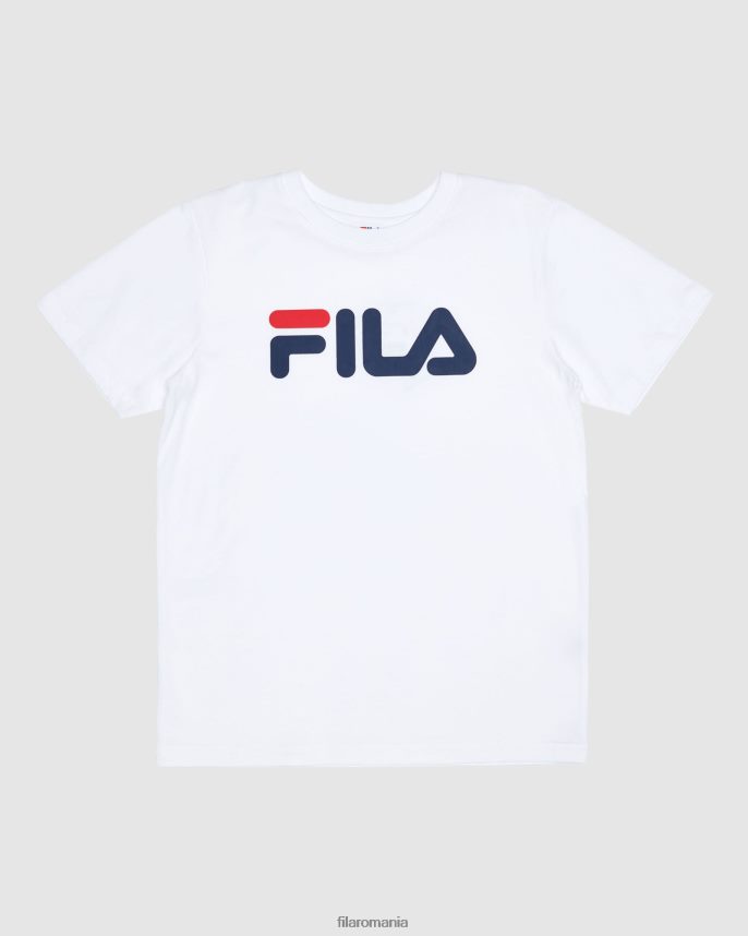 tricou clasic alb pentru copii fila LTP2R63096 alb FILA