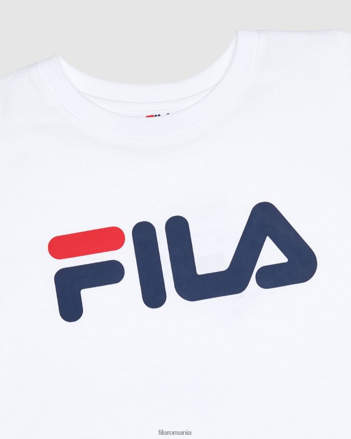 tricou clasic alb pentru copii fila LTP2R63096 alb FILA