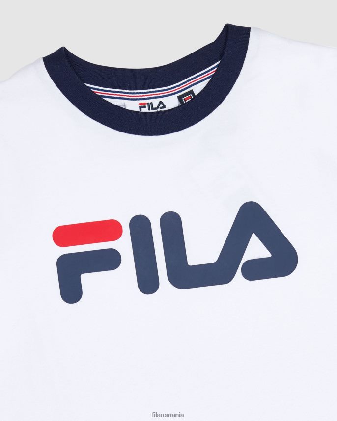 tricou clasic alb pentru fete fila LTP2R63132 alb FILA