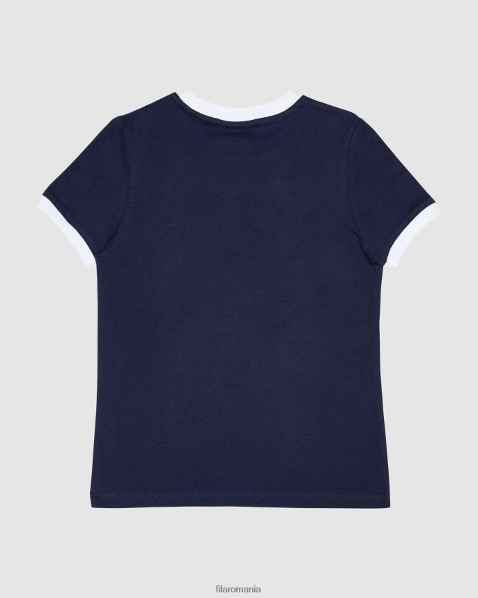 tricou clasic pentru fete fila new navy LTP2R63134 marina noua FILA