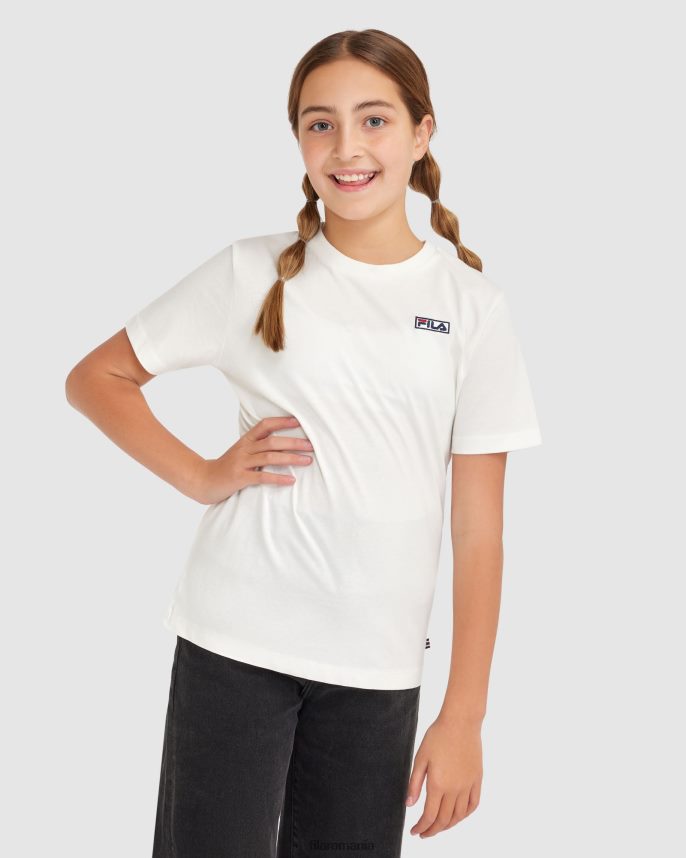tricou fila parker pentru copii alb LTP2R63085 alb FILA