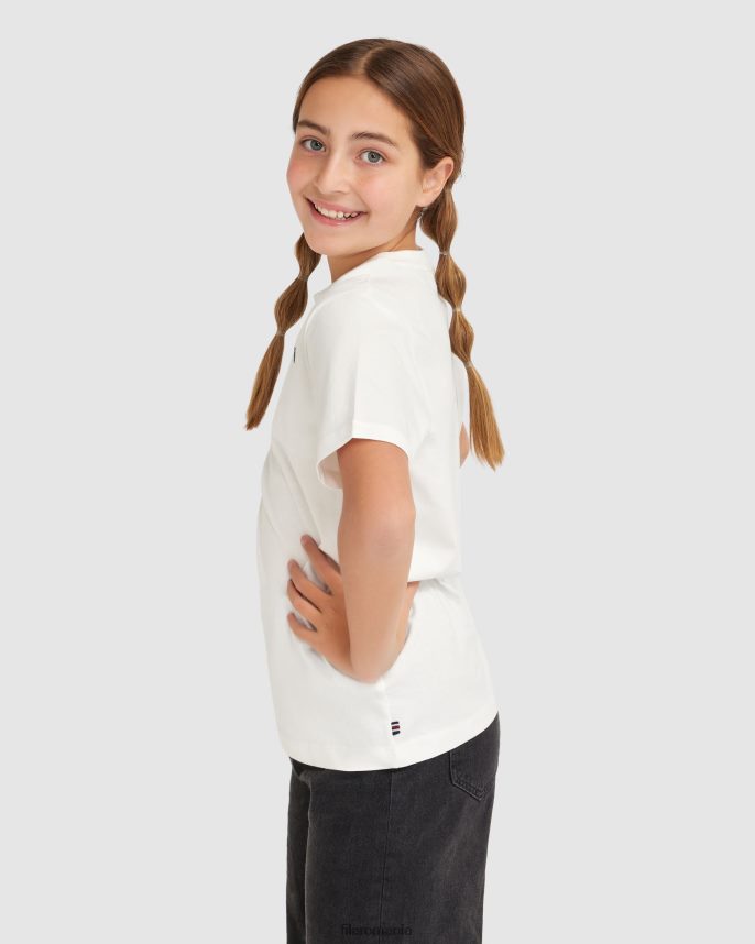 tricou fila parker pentru copii alb LTP2R63085 alb FILA