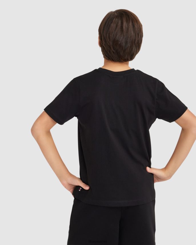 tricou parker pentru copii fila negru LTP2R63079 negru FILA