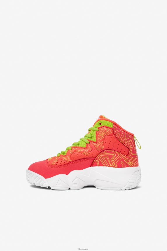 fila big kids' mb fiery coral/alb/lime punch LTP2R62119 pumn corai de foc/alb/lime FILA