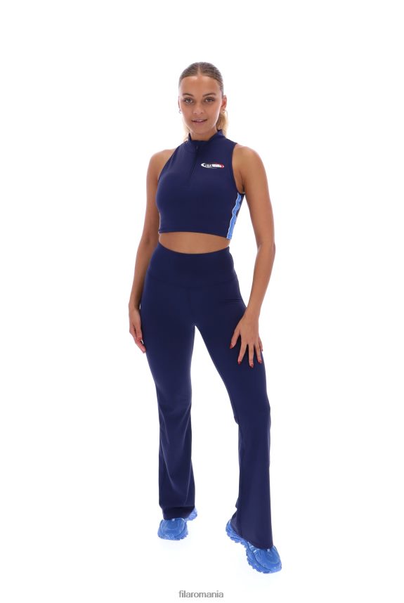 crop top cu fermoar fila fila x tala skinluxe LTP2R63451FILA