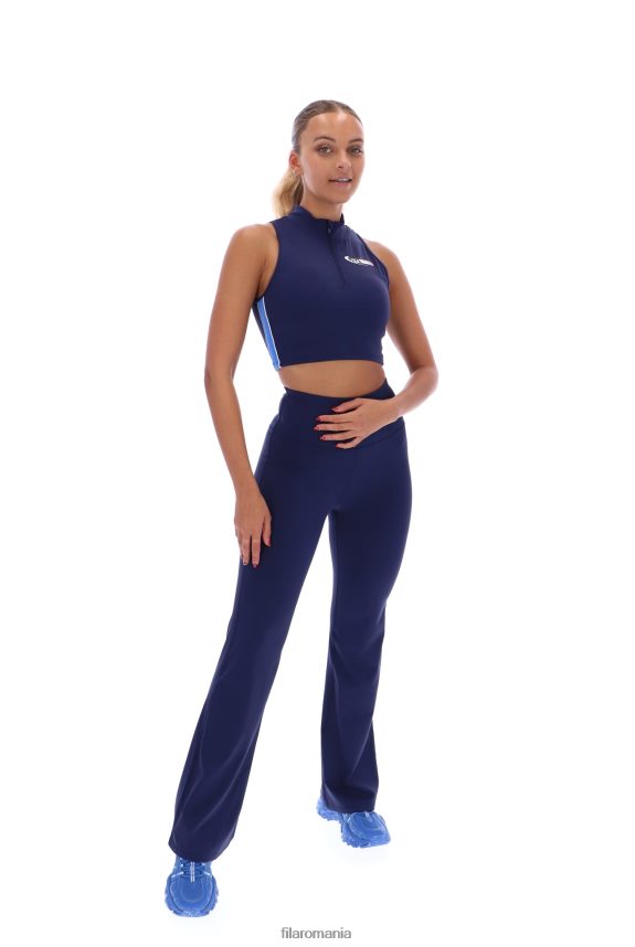 crop top cu fermoar fila fila x tala skinluxe LTP2R63451FILA