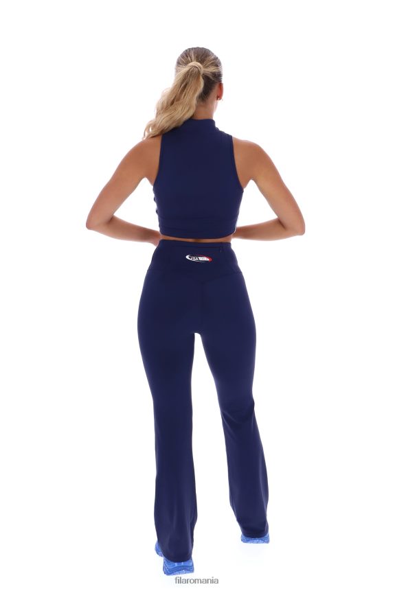 crop top cu fermoar fila fila x tala skinluxe LTP2R63451FILA