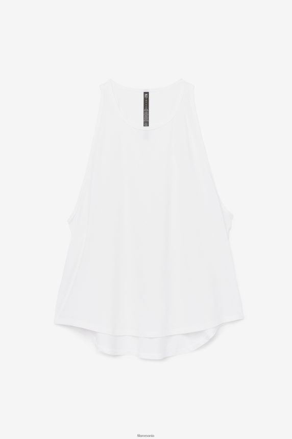 fi-lux long tank top alb fila LTP2R61907 alb FILA