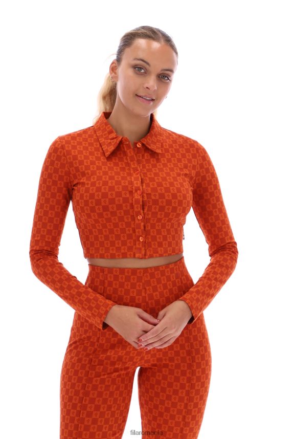 Dawn tricou polo cropped fila LTP2R63414FILA