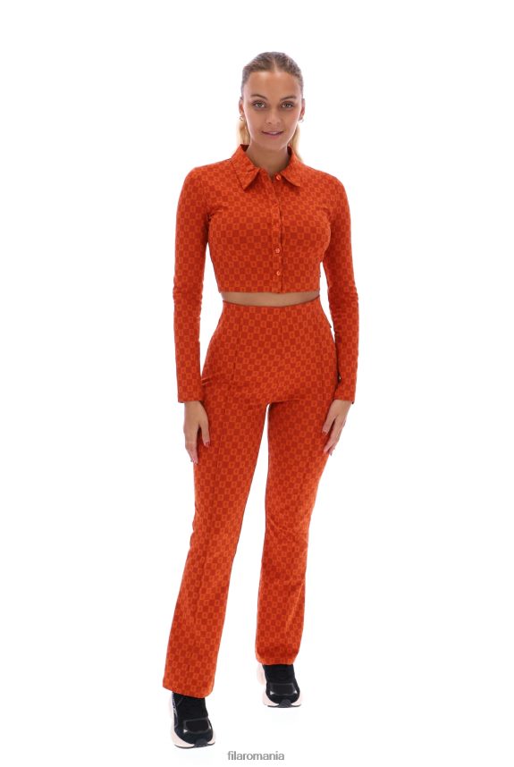 Dawn tricou polo cropped fila LTP2R63414FILA