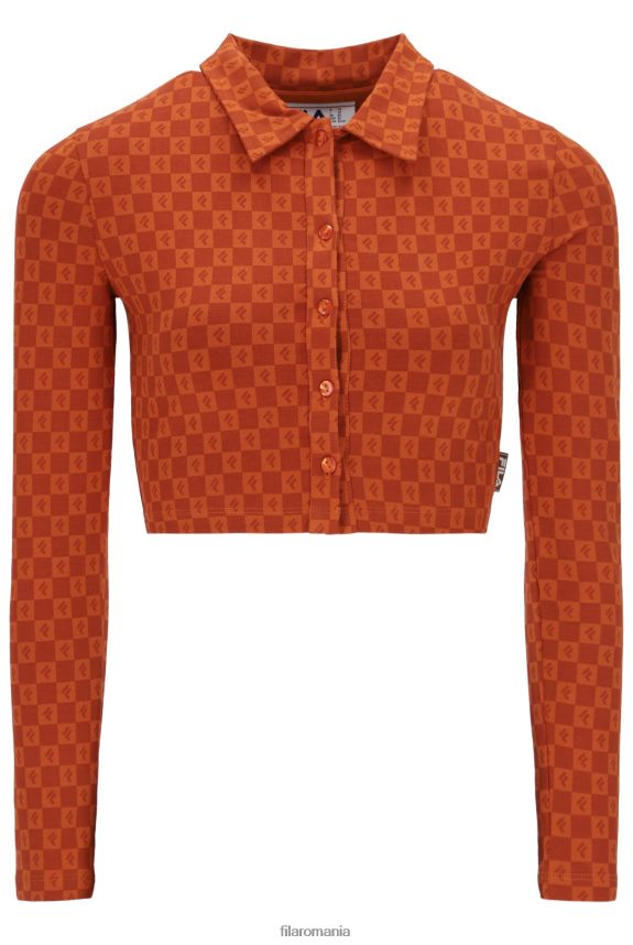 Dawn tricou polo cropped fila LTP2R63414FILA