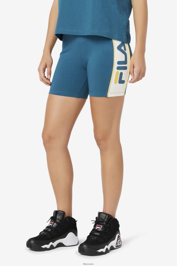 davina bike short blue coral fila LTP2R61643 coral albastru FILA