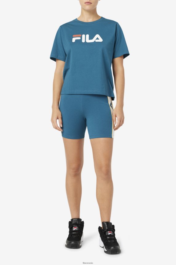 davina bike short blue coral fila LTP2R61643 coral albastru FILA