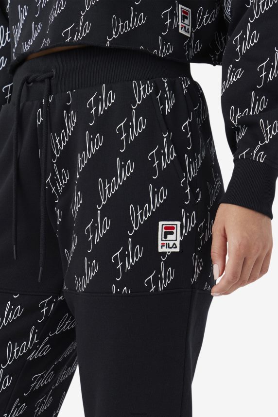 fila gianna jogger black/gardenia LTP2R61597 negru/gardenia FILA