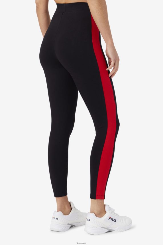fila mercy legging negru/gardenia/rosu LTP2R61717 negru/gardenia/rosu FILA