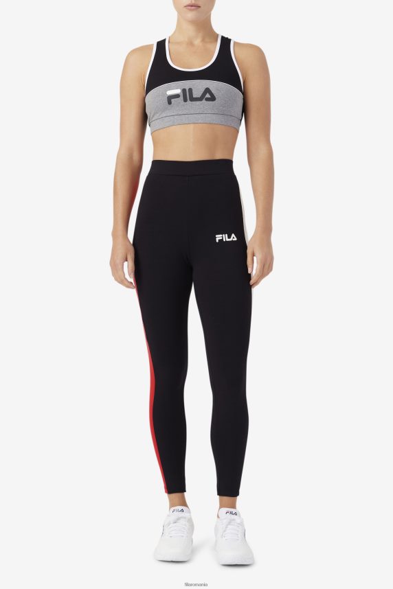 fila mercy legging negru/gardenia/rosu LTP2R61717 negru/gardenia/rosu FILA