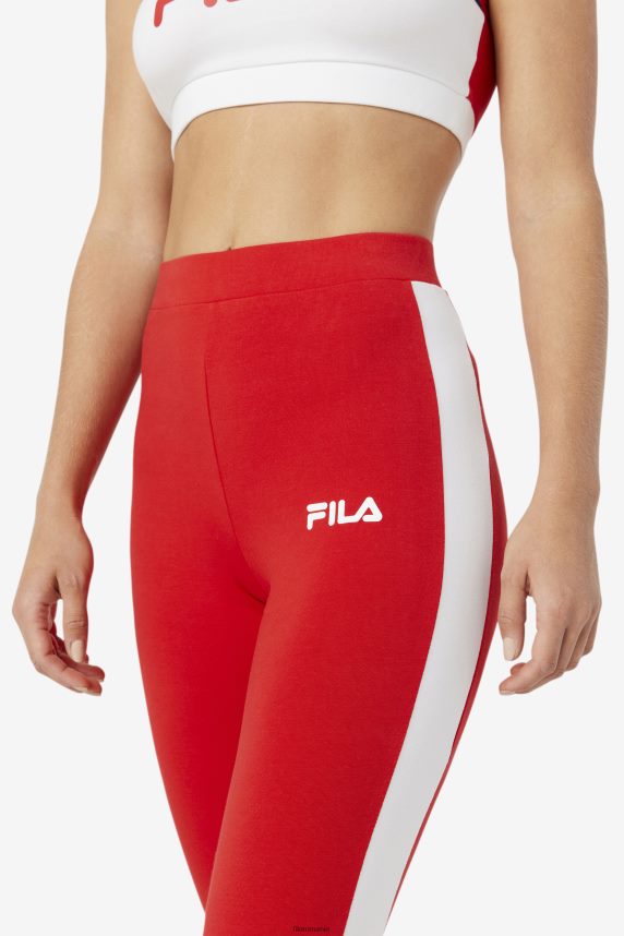 fila mercy legging roșu LTP2R61723 roșu FILA