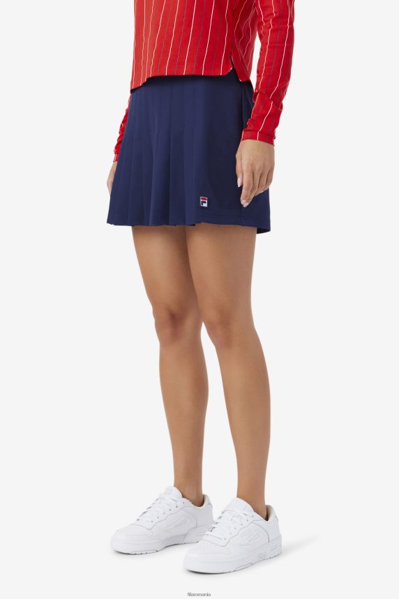 fustă plisată fila amy navy LTP2R61747 marina FILA