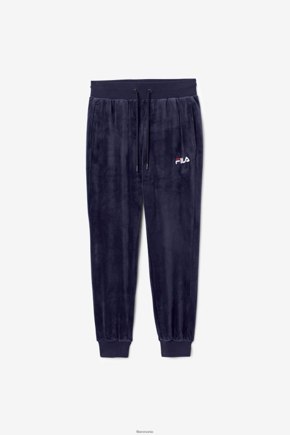 navy zura velur jogger fila LTP2R61584 marina FILA