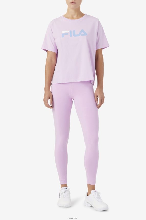 orhidee/albastru/alb elora legging fila LTP2R61716 orhidee/albastru/alb FILA