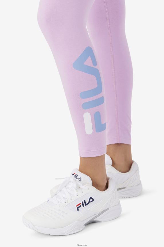 orhidee/albastru/alb elora legging fila LTP2R61716 orhidee/albastru/alb FILA