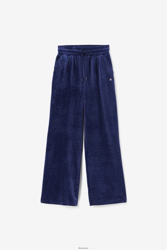 pantaloni devika din velur fila navy LTP2R61598 marina FILA