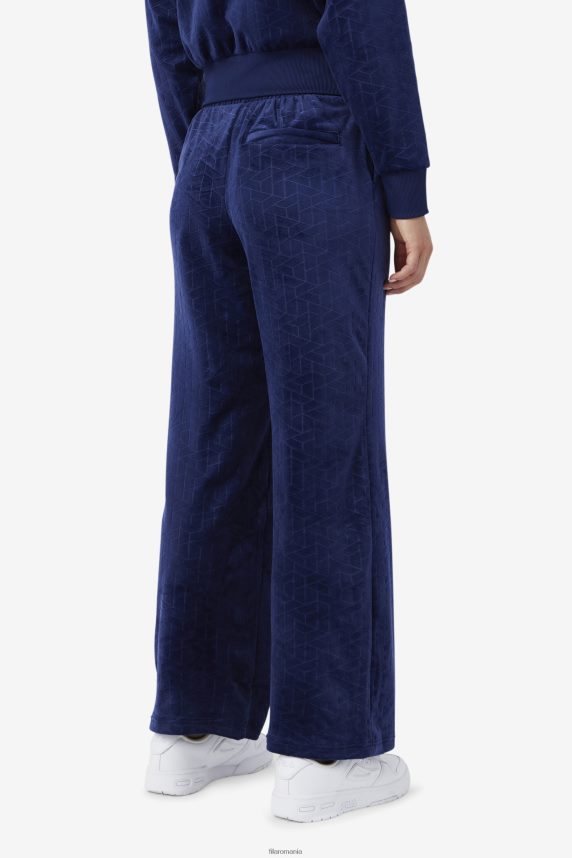 pantaloni devika din velur fila navy LTP2R61598 marina FILA