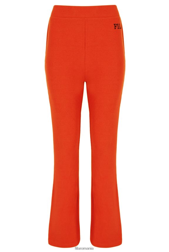 pantaloni evazați cu coaste groase pentru femei luna, fila LTP2R63396FILA