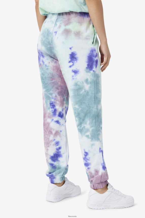 raleigh tie dye jogger fila aruba blue tie dye LTP2R61658 Aruba Blue Tie Dye FILA