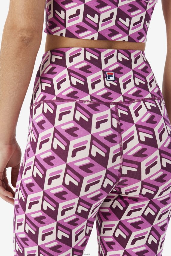 rouge/potpourri/grape wine karteras 7/8 tight fila LTP2R61704 rouge/popuri/vin de struguri FILA