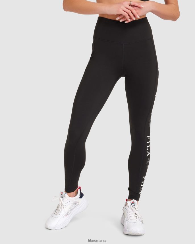 tight negru pentru femei fila elektra LTP2R62841 negru FILA