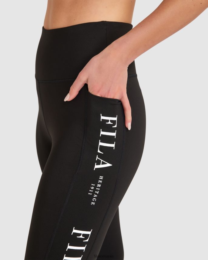 tight negru pentru femei fila elektra LTP2R62841 negru FILA