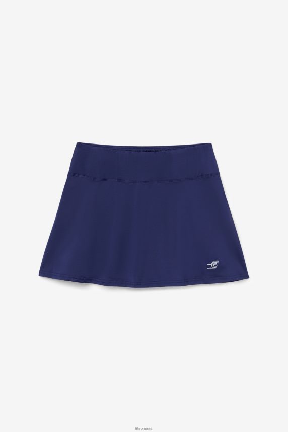 pickleball flounce skort navy fila LTP2R62039 marina FILA