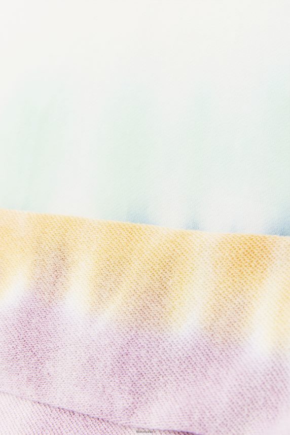 aerolynn tie dye hoodie white tie dye fila LTP2R61529 cravată albă FILA