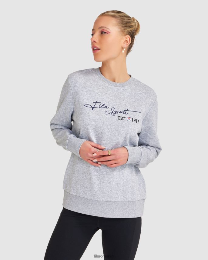 femei cinzia crew fila grey marle LTP2R62834 marle gri FILA