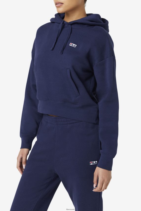 fila marina hoodie peacoat LTP2R61495 palton FILA