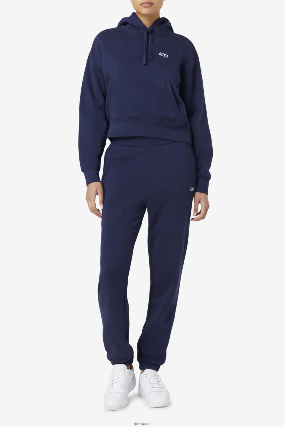 fila marina hoodie peacoat LTP2R61495 palton FILA