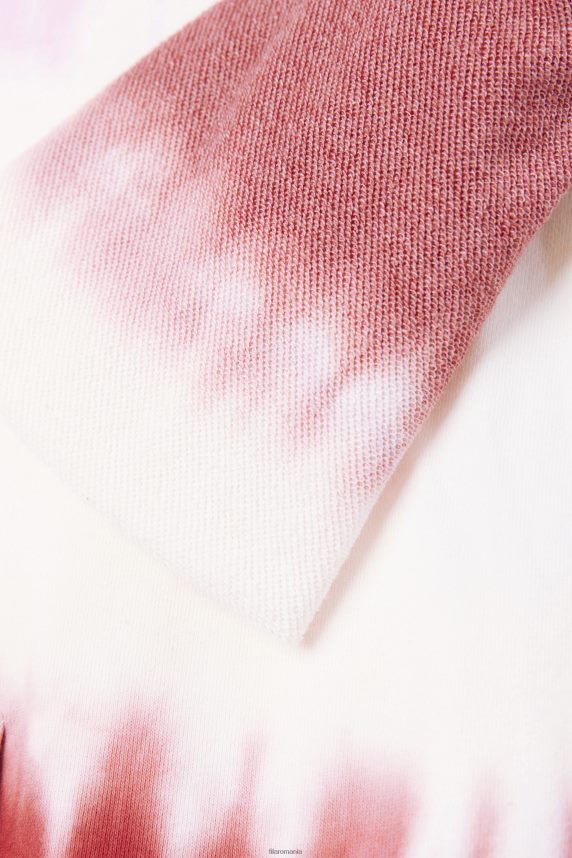 hanorac fila pirouette/alb/earth red aerolynn tie dye LTP2R61534 piruetă/alb/roșu pământ FILA